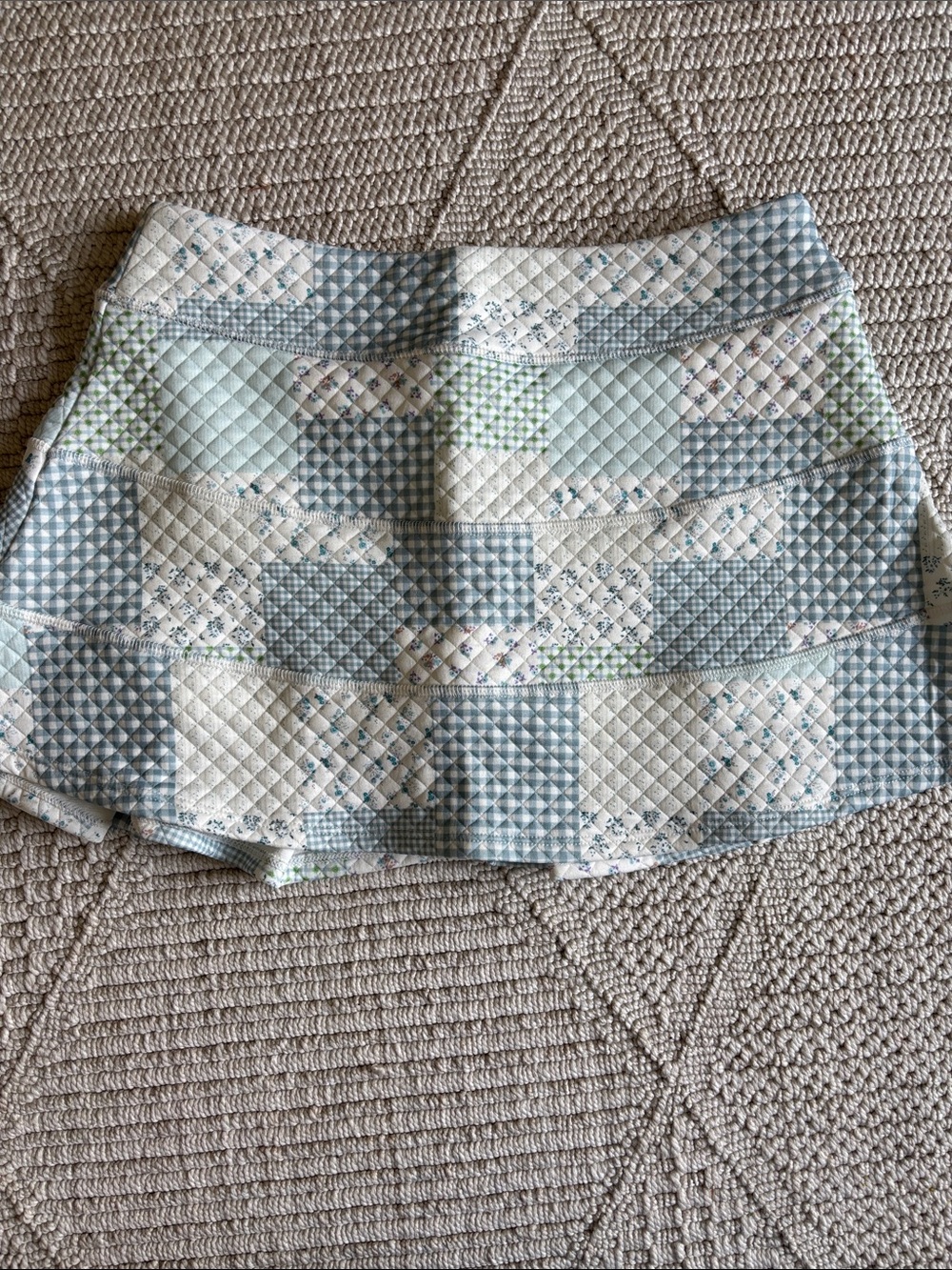 AS Revival Quilted Patchwork Mini Skort